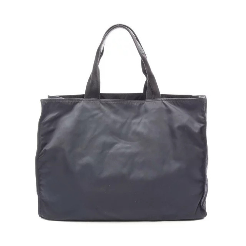 Prada Tote Tessuto Saffiano Bag Saffiano Leather Navy Blue Black